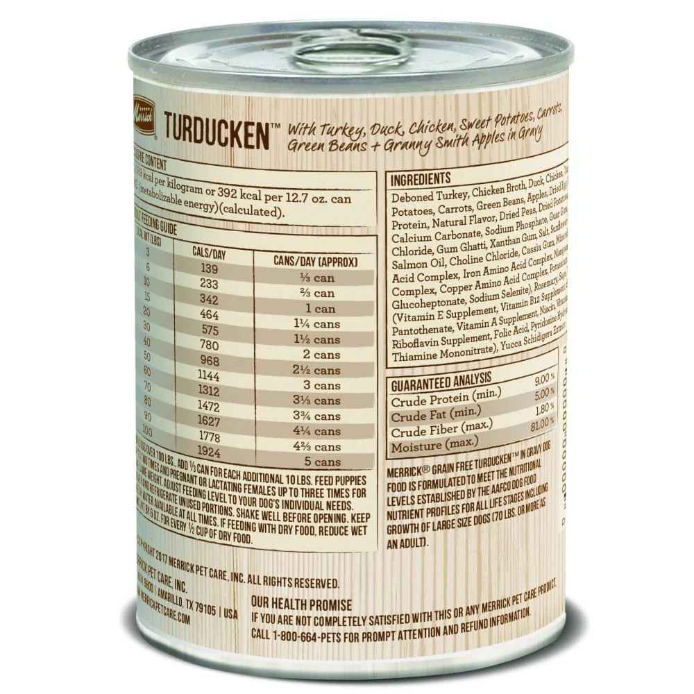 Merrick Grain Free Turducken Canned Dog Food - Image 2