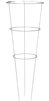 33" Tomato Cage - 3 Ring 3 Leg