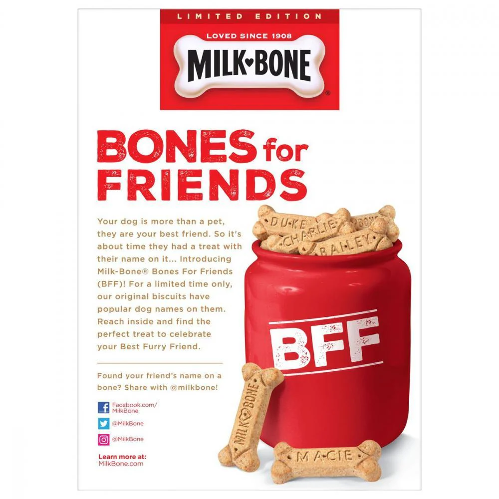 Milk-Bone Bones for Friends Medium Dog Biscuits - Image 3