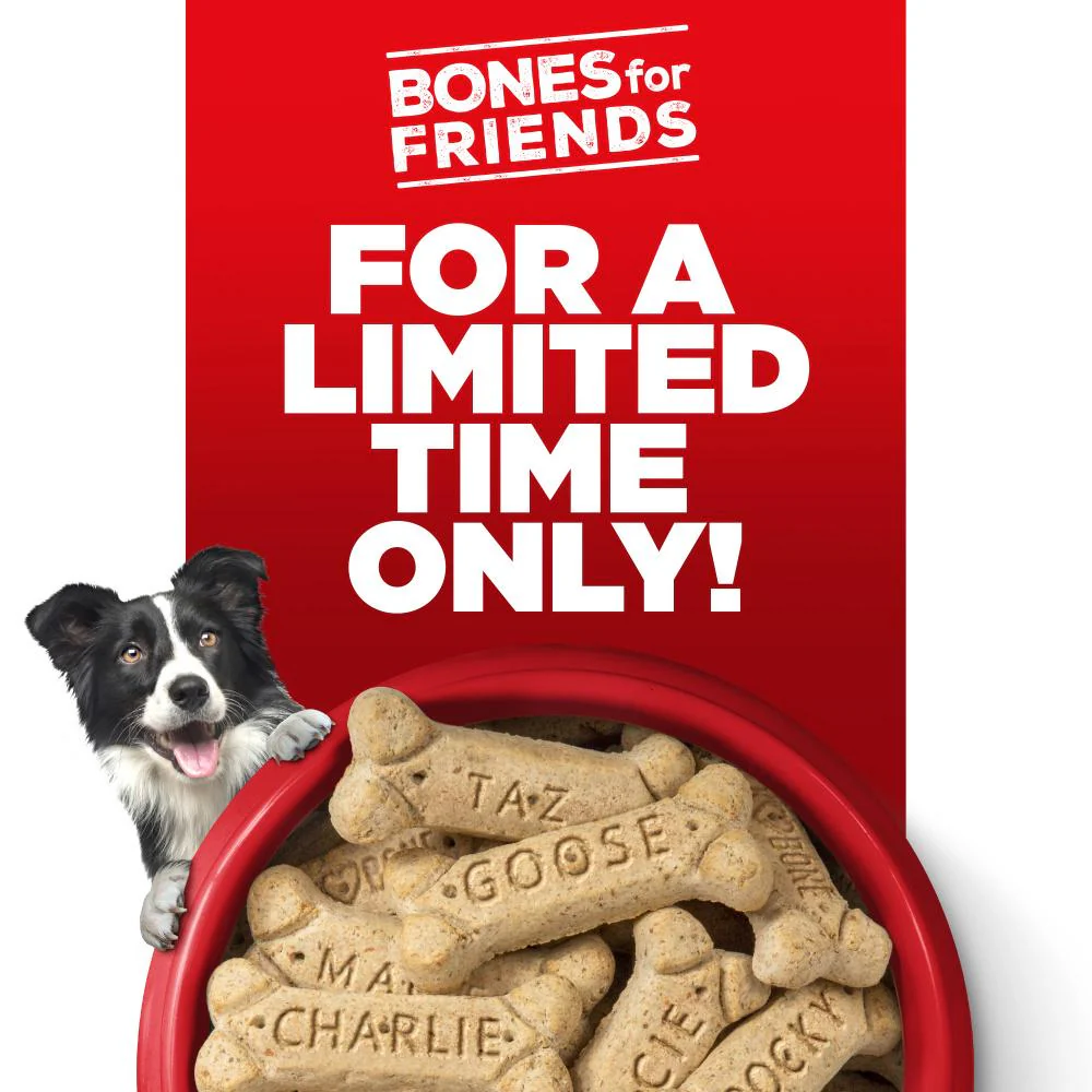 Milk-Bone Bones for Friends Medium Dog Biscuits - Image 4