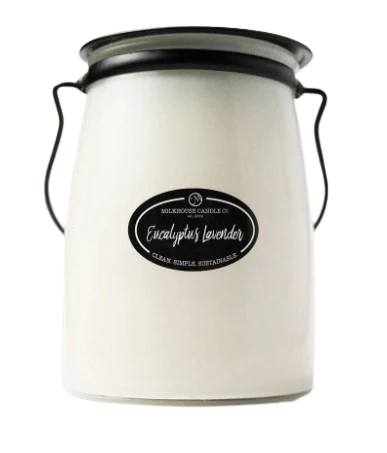 22 oz Butter Jar Candle: Eucalyptus Lavender