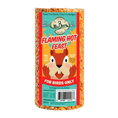 Flaming Hot Feast Cylinder, Small 4"x7.75"