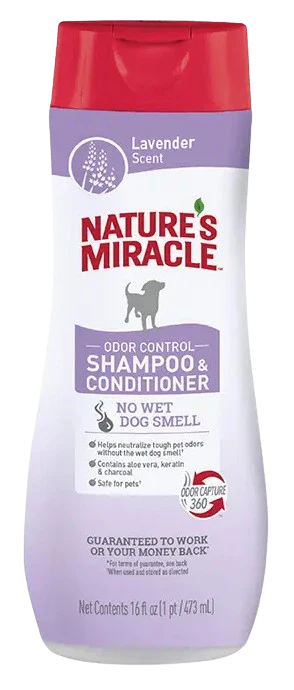 Nature's Miracle Skunk Odor Control Shampoo and Conditioner - Lavender, 32oz