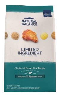 Natural Balance L.I.D. Limited Ingredient Diet Adult Chicken & Brown Rice Formula Dry Dog Food