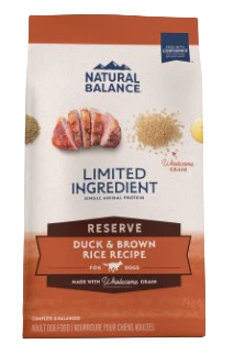 Natural Balance L.I.D. Limited Ingredient Diet Reserve Adult Duck & Brown Rice Formula Dry Dog Food