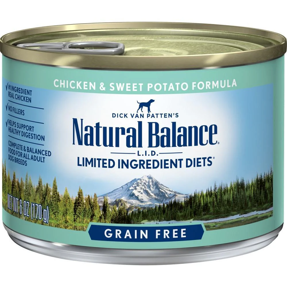 Natural Balance L.I.D. Limited Ingredient Diets Chicken and Sweet Potato Formula Canned Dog Food - Image 3