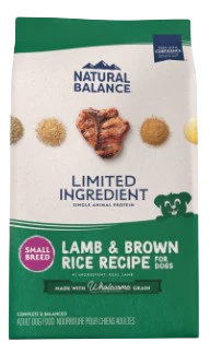 Natural Balance L.I.D. Limited Ingredient Diets Lamb & Brown Rice Formula Small Breed Dry Dog Food