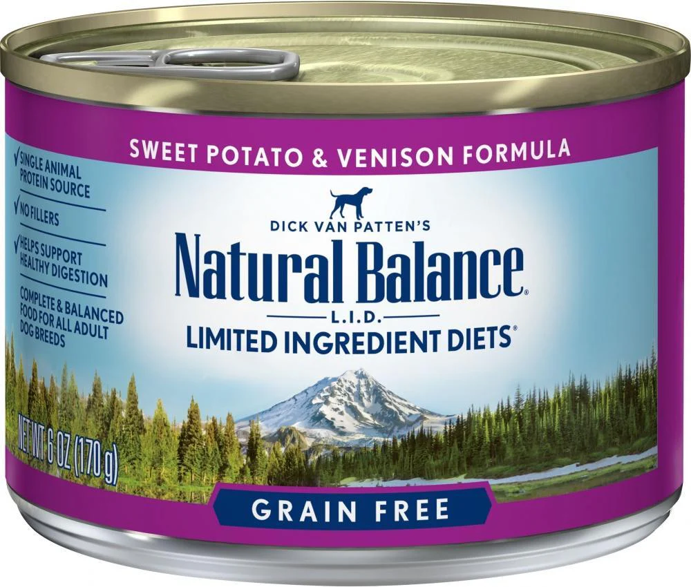 Natural Balance L.I.D. Limited Ingredient Diets Sweet Potato & Venison Canned Dog Food - Image 2