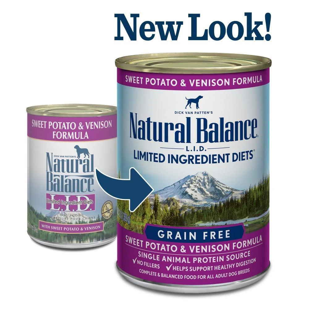 Natural Balance L.I.D. Limited Ingredient Diets Sweet Potato & Venison Canned Dog Food - Image 3