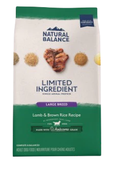 Natural Balance L.I.D. Limited Ingredients Diet Lamb & Brown Rice Large Breed Dry Dog Food