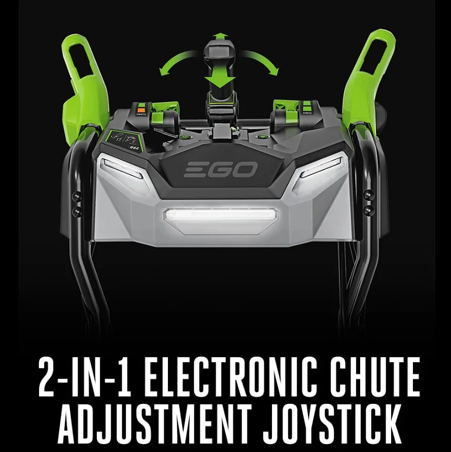 EGO 28" Self-Propelled 2-Stage Snow Blower with Peak Power & Steel Auger (2* 12Ah Batteries, Dual Port Charger) - Image 3