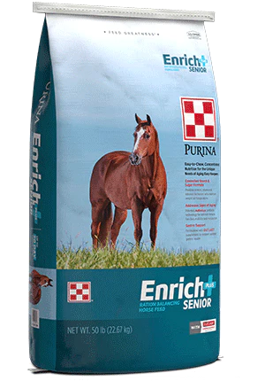Purina® Enrich Plus® Senior Ration Balancing Horse Feed