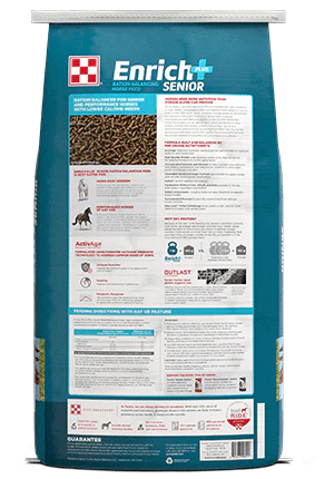 Purina® Enrich Plus® Senior Ration Balancing Horse Feed - Image 2