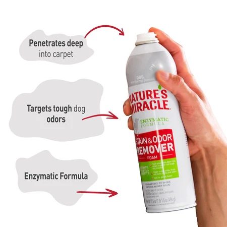 Nature's Miracle® Stain and Odor Remover Foam, 17.5oz - Image 3