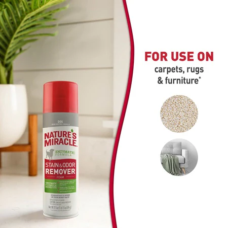 Nature's Miracle® Stain and Odor Remover Foam, 17.5oz - Image 4