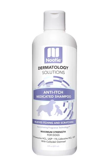Nootie Anti-Itch Medicated Shampoo for Dogs, 8oz