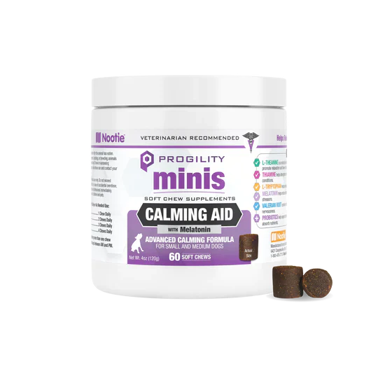 Nootie Mini Progility Calming Aid Soft Chew Supplements, 60 count