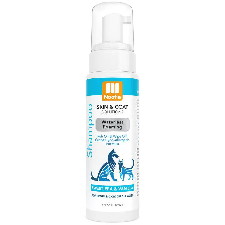 Nootie Waterless Foaming Shampoo, Sweet Pea & Vanilla, 8oz