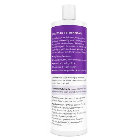 Nootie Restoring Argan Oil Pet Shampoo, Soft Lily Passion, 16oz - Image 2