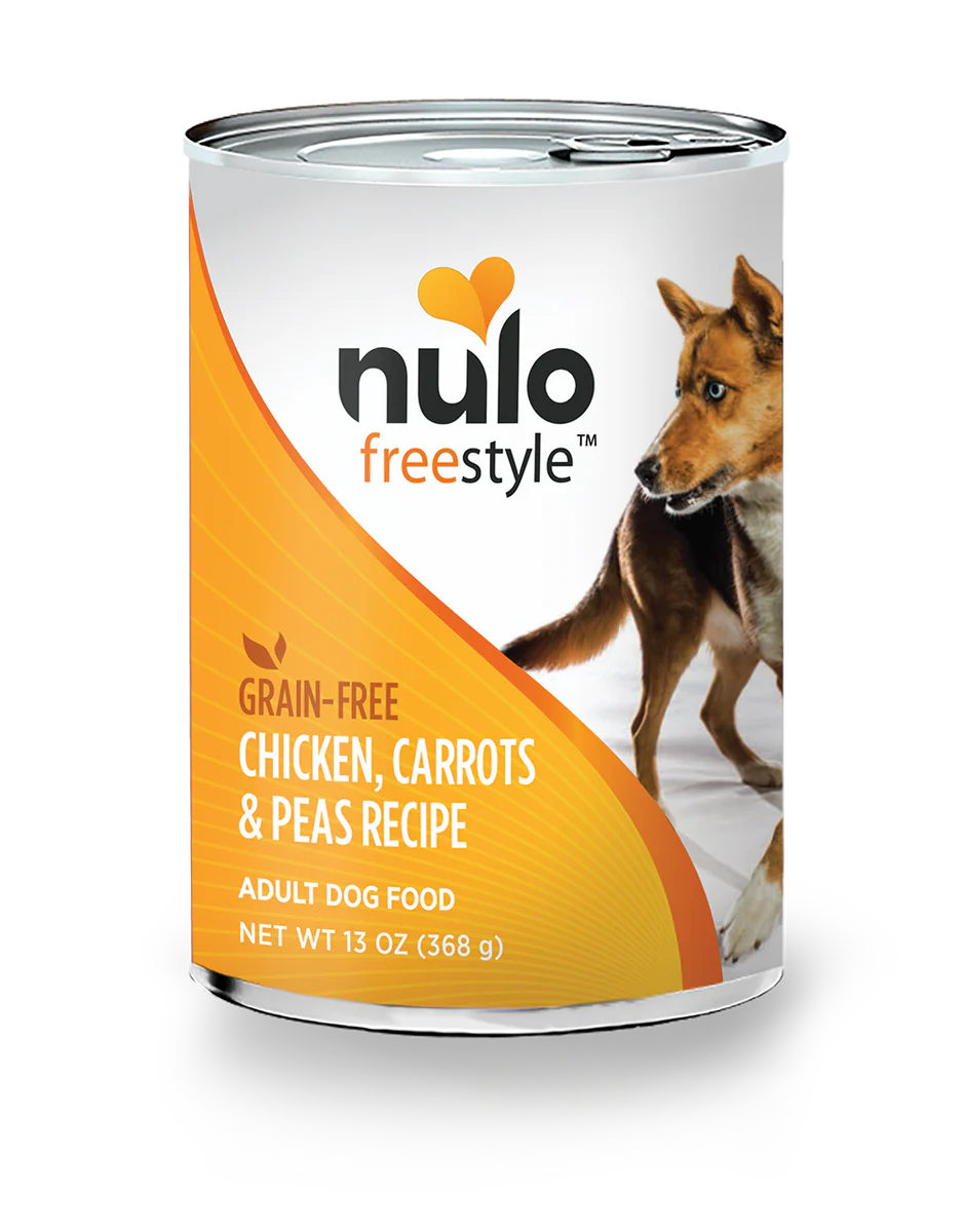 Nulo Free Style Chicken, Carrots & Peas Canned Dog Food, 13oz