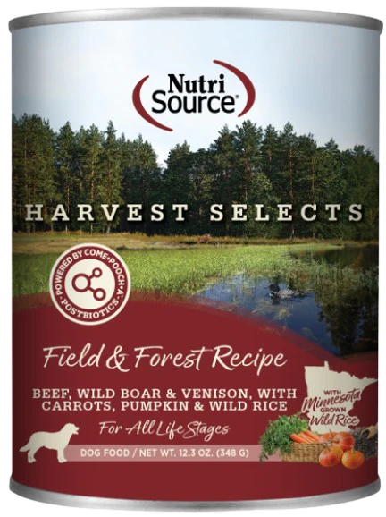 NutriSource Field & Forest Recipe Harvest Selects Canned Dog Food