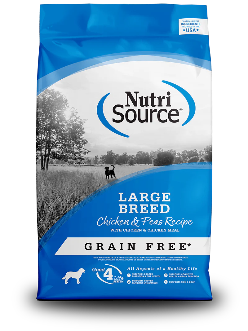 NutriSource Grain Free Large Breed Chicken & Pea Recipe