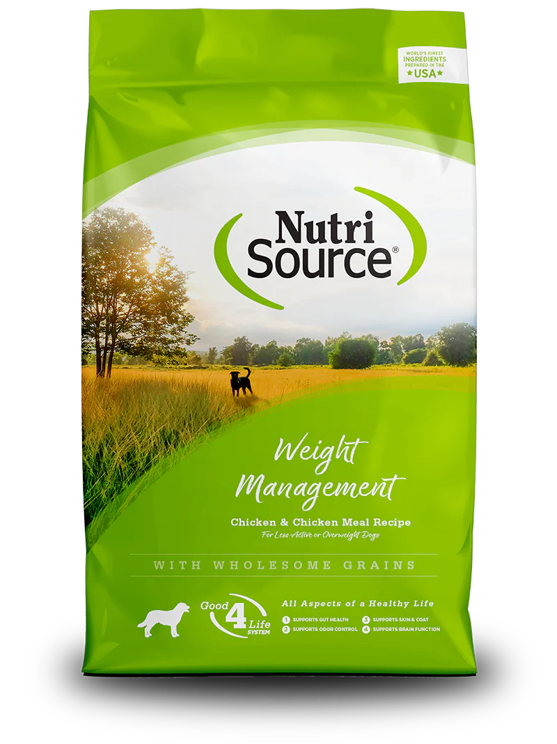 NutriSource Weight Management Recipe Healthy Weight Dry Dog Food