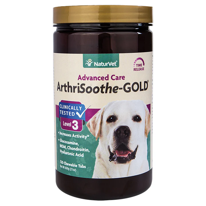 NaturVet ArthriSoothe-GOLD® Advanced Care Chewable Tablets for Dogs - Image 2