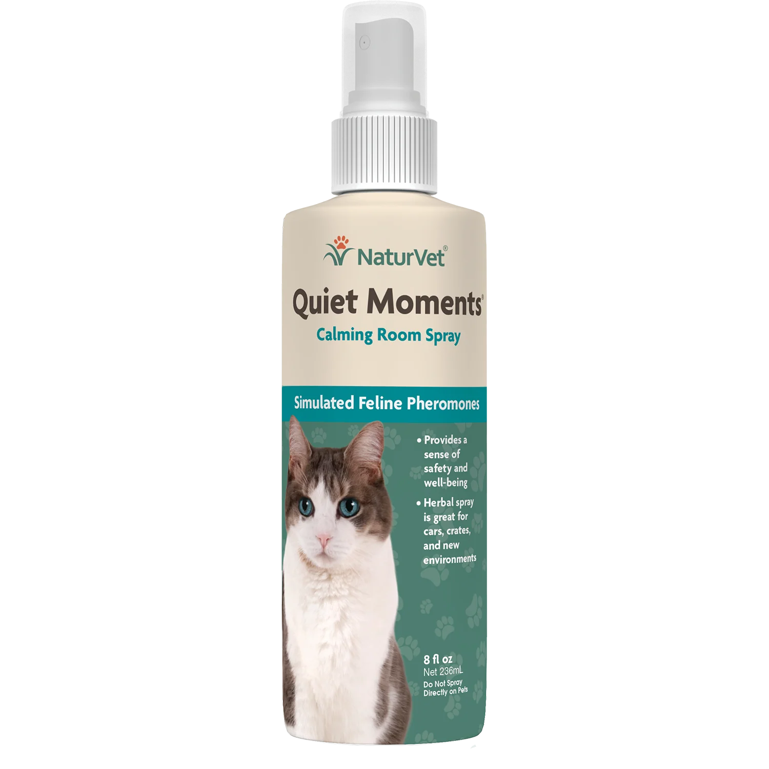 NaturVet Quiet Moments® Cat Calming Room Spray, 8oz