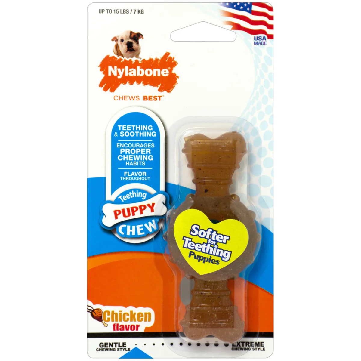 Nylabone Puppy Ring Bone Teething Toy