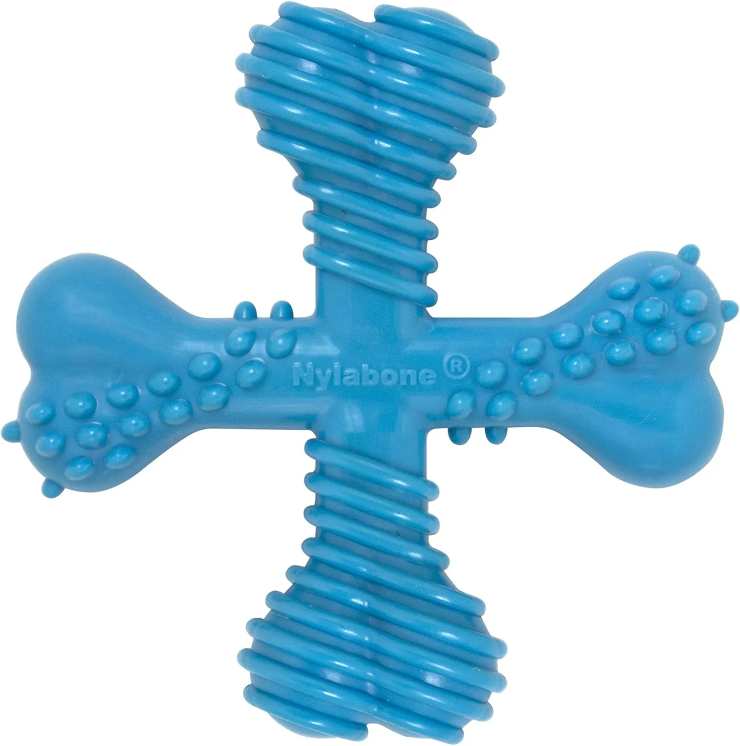 Nylabone Comfort Hold X-Bone Power Chew Toy for Dogs, Beef Flavor, Large