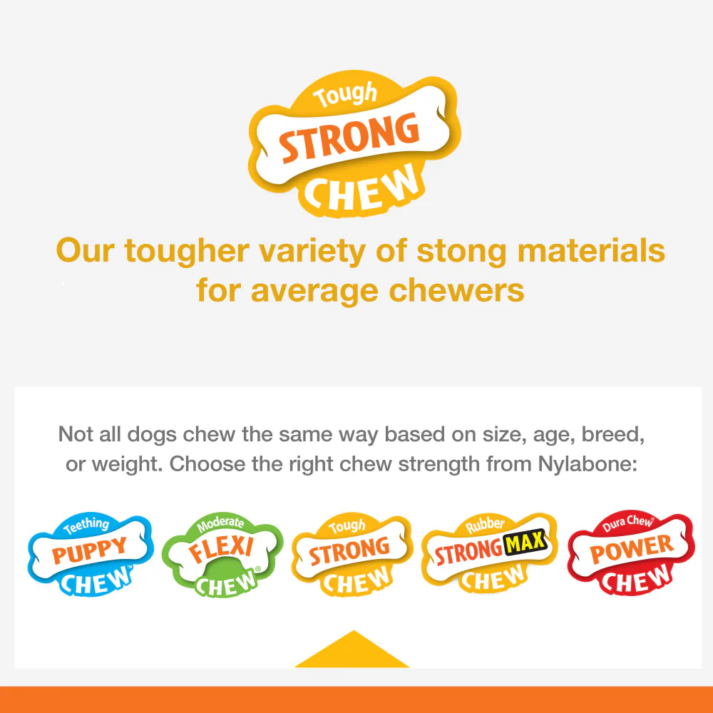 Nylabone Strong Chew Marshmallow Stick Dog Toy, Large/Giant - Image 5
