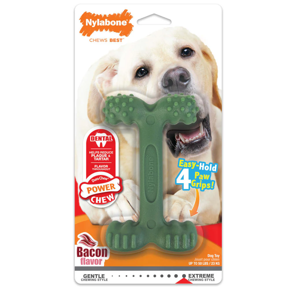 Nylabone Power Chew Easy-Hold Dog Dental Chew Toy, Large - Image 2