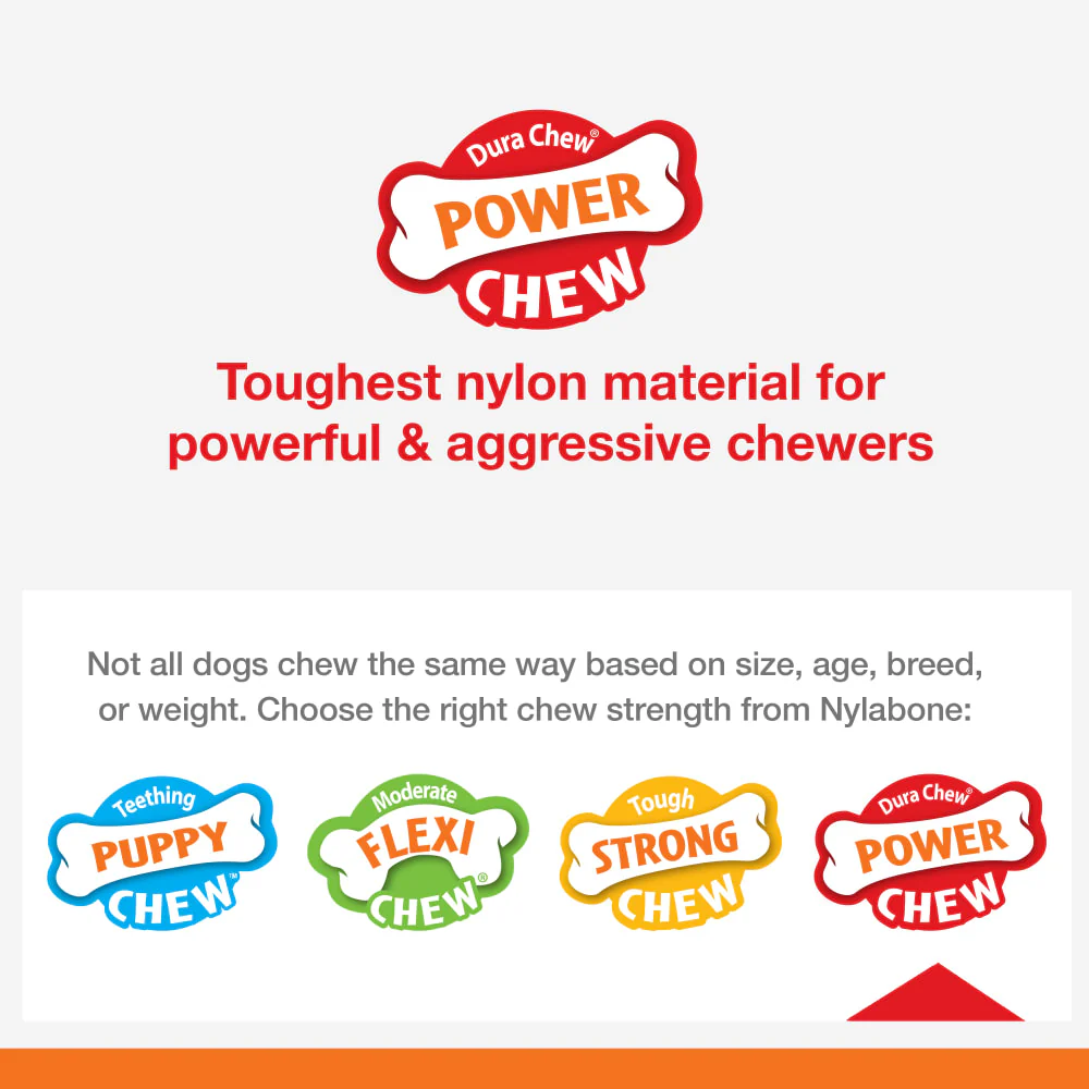 Nylabone Power Chew Pretzel Dog Toy, Small - for dogs up to 25lbs - Image 2