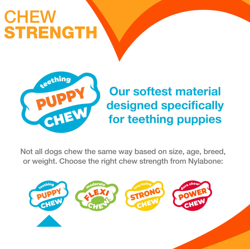 Nylabone Sensory Material Puppy Teething Ring Dog Toy - Image 4
