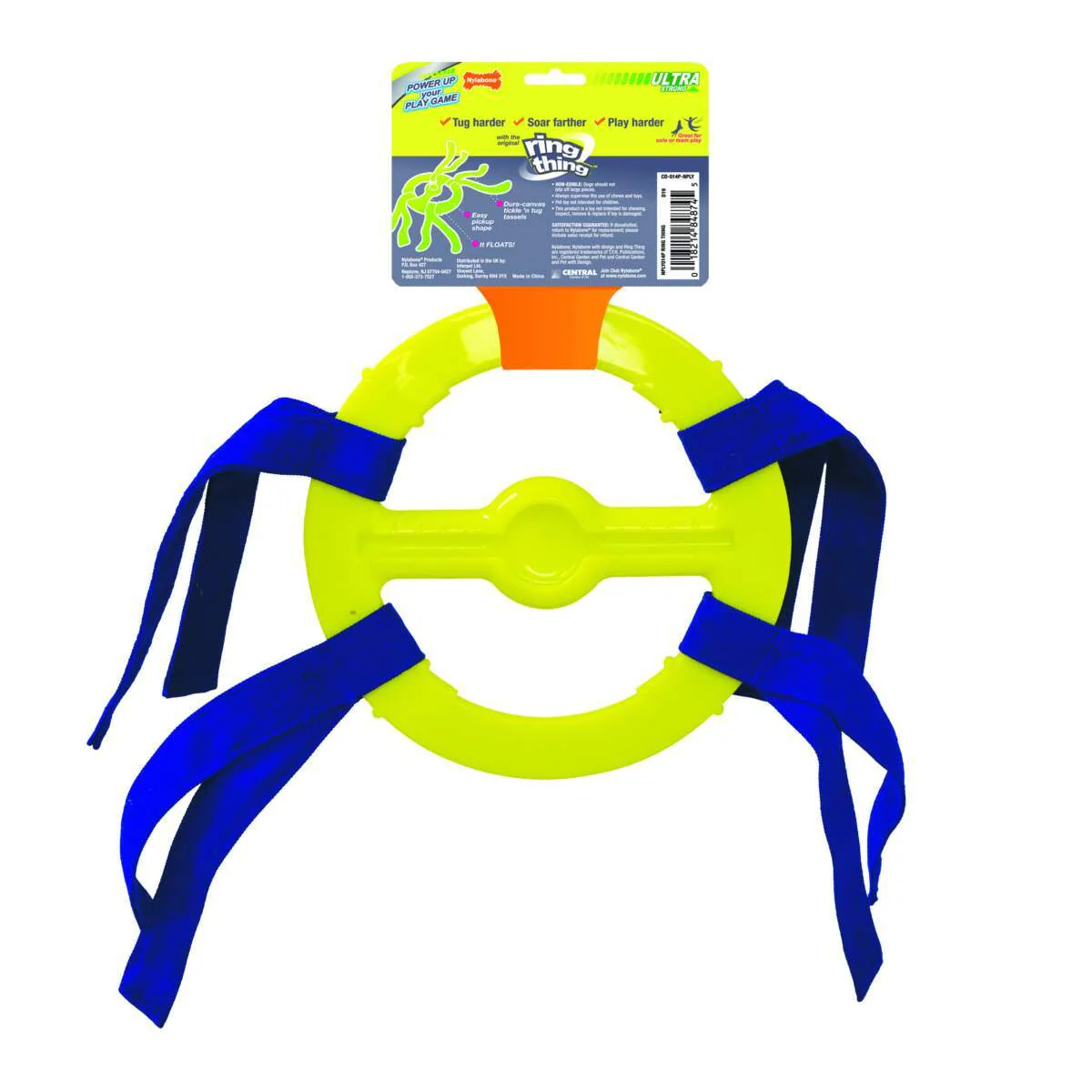 Nylabone Power Play Ring Thing Floatable Dog Toy - Image 2