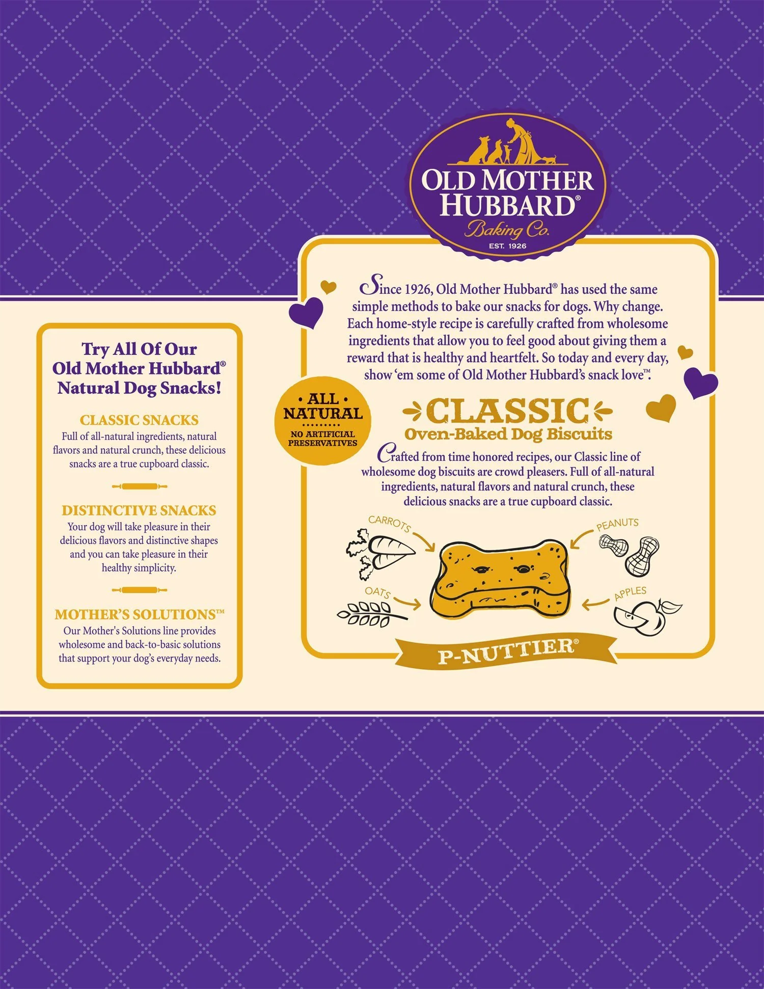 Old Mother Hubbard Crunchy Classic Natural P-Nuttier Small Biscuits Dog Treats - Image 2