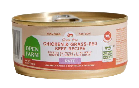 Open Farm Chicken & Grass-Fed Beef Pâté Canned Cat Food