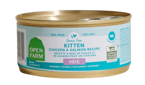 Open Farm Kitten Chicken & Salmon Pâté Canned Cat Food