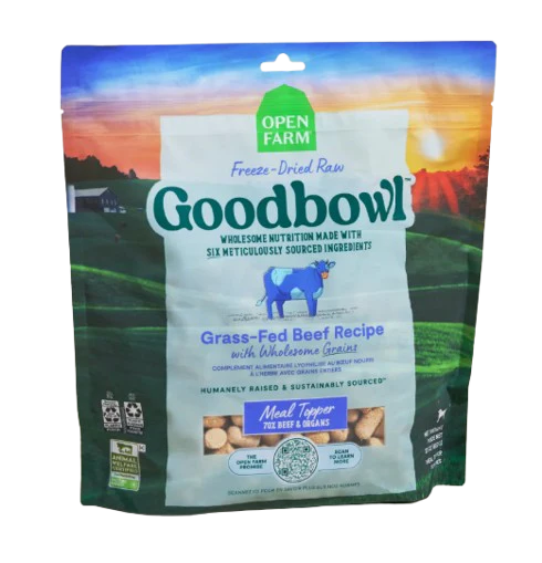 Open Farm Goodbowl™ Grass-Fed Beef Freeze Dried Raw Morsels for Dogs