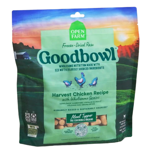 Open Farm Goodbowl™ Harvest Chicken Freeze Dried Raw Morsels for Dogs