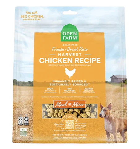 Open Farm Harvest Chicken Freeze Dried Raw Dog Food