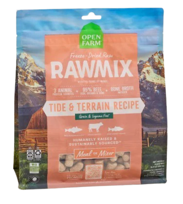 Open Farm RawMix Tide & Terrain Freeze Dried Raw Morsels Dry Dog Food, 13.5oz