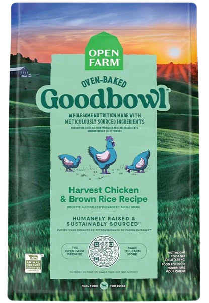 Open Farm Goodbowl™ Harvest Chicken & Brown Rice Recipe for Dogs
