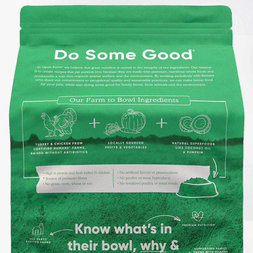 Open Farm Homestead Turkey & Chicken Grain Free Dry Dog Food - Image 4