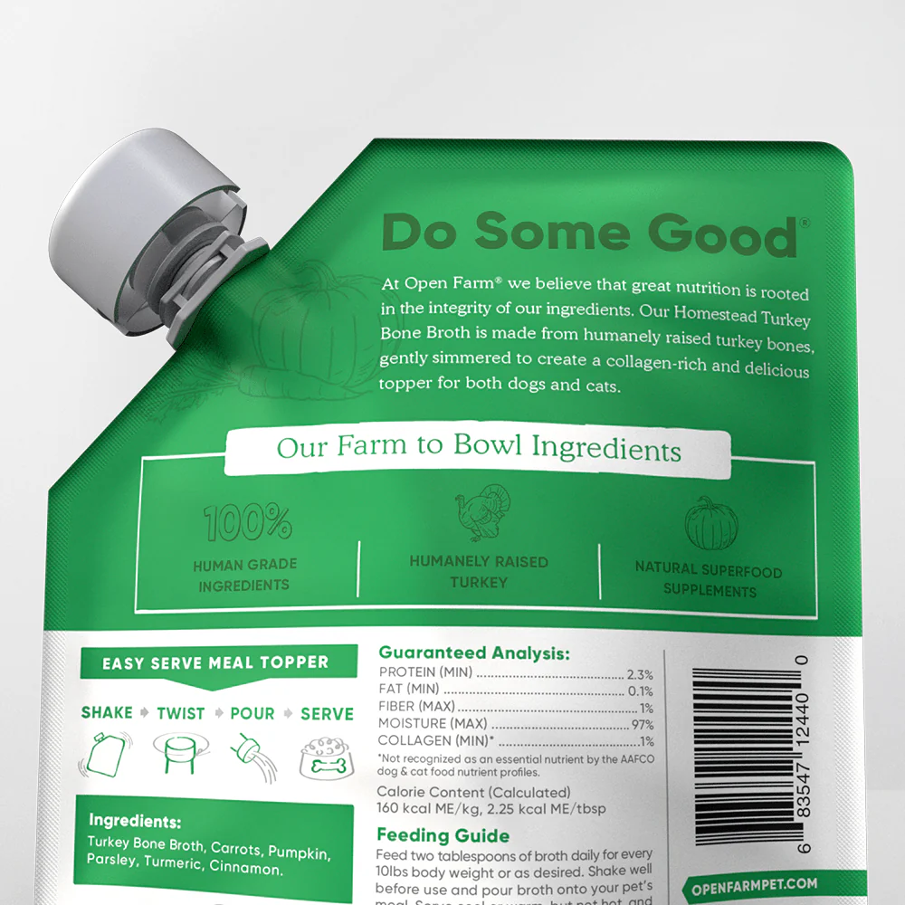 Open Farm Homestead Turkey Bone Broth - Image 3