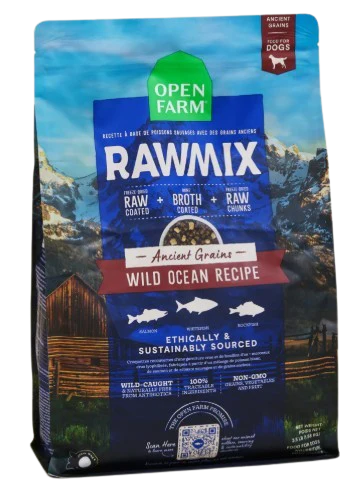 Open Farm RawMix Wild Ocean Ancient Grains Dog Kibble