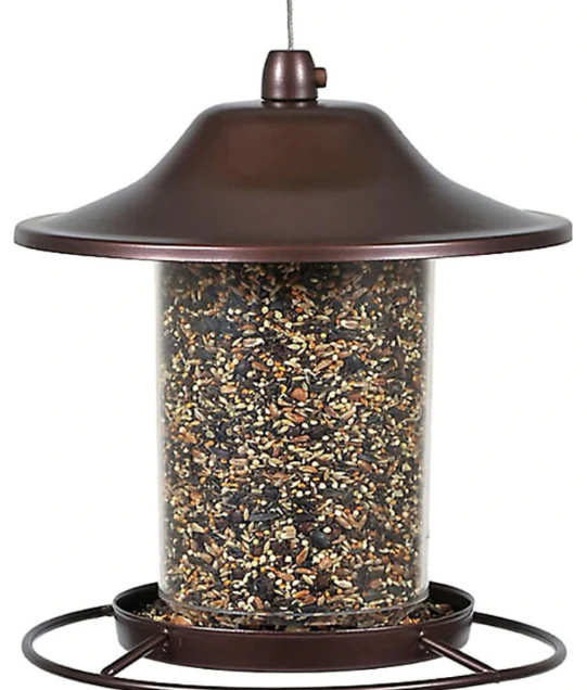 Panorama Wild Bird Feeder - Rustic Brown - Multiple Sizes