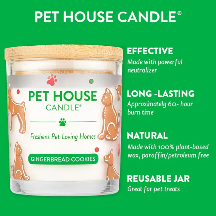 Pet House Candle, Gingerbread Cookies - Image 4