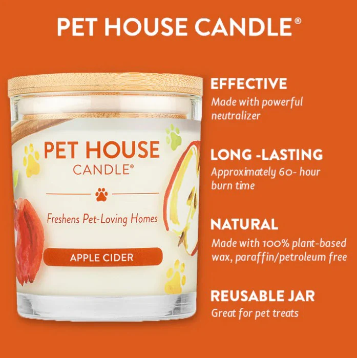 Pet House Candle, Apple Cider, 9oz - Image 4